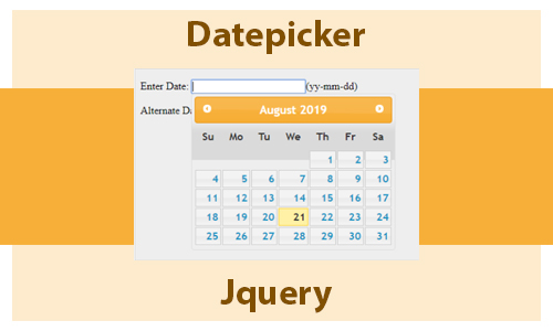 How to use Jquery Datepicker?