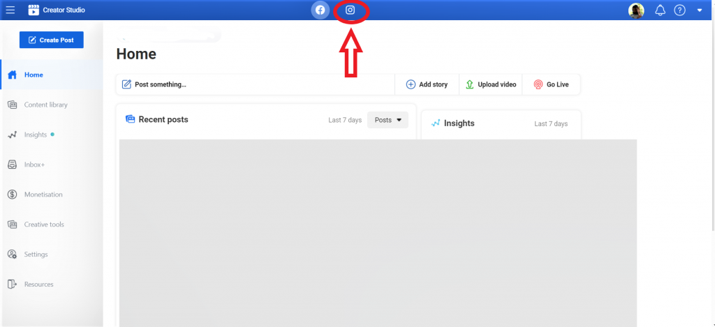 Instagram - Creator studio